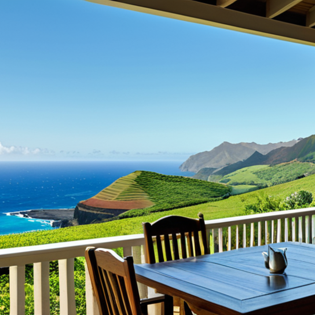 세인트헬레나에서 거주하는 외국인 - **

"A serene landscape featuring lush green hills meeting the turquoise ocean in Saint Helena, a sm...